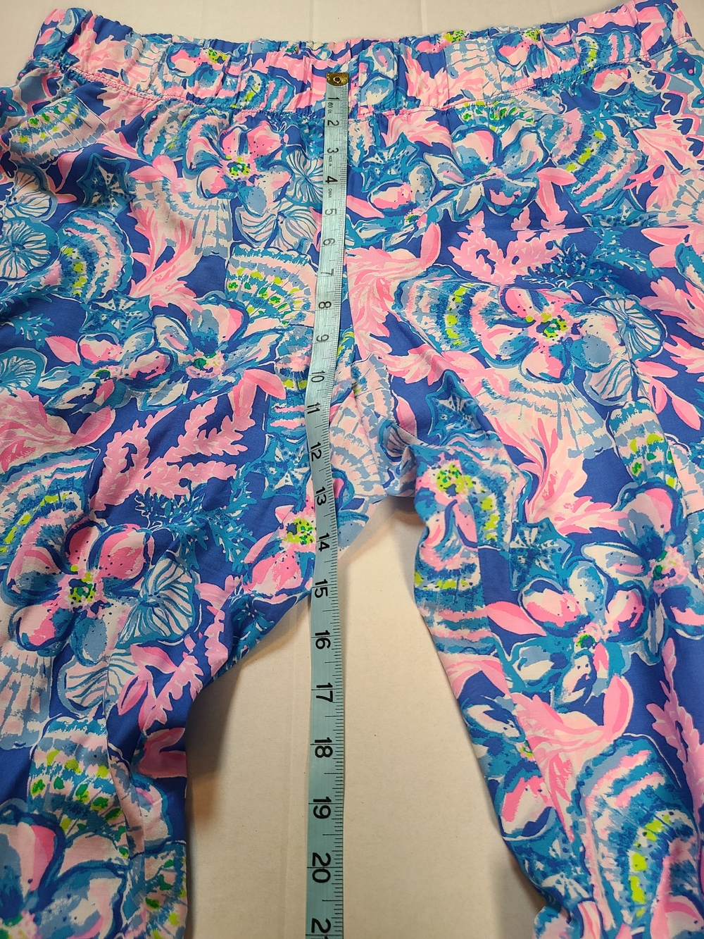 Lilly Pultizer Bal Harbour Women’s Palazzo Pants Blue Tang Seaside EUC XL - Picture 7 of 10